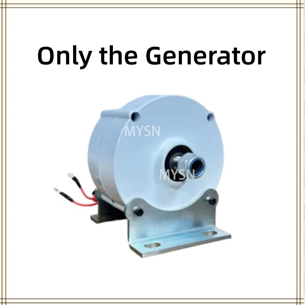 12V 48V Alternator 5KW 3KW 24V Permanent Magnet Generator 3 Phase AC Output Electric Generator Dynamo For Portable Power Kit DIY
