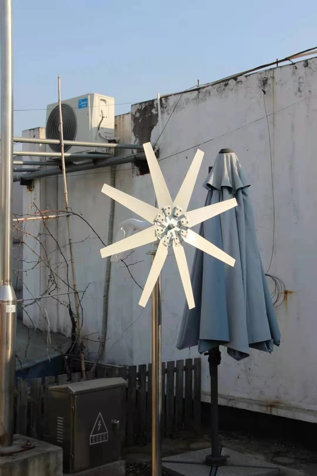 Wind Turbine Generator12V/AC Wind Turbine Kit 500W Wind Power Generator With MPPT Controller 5 Blades for Terrace Homeuse