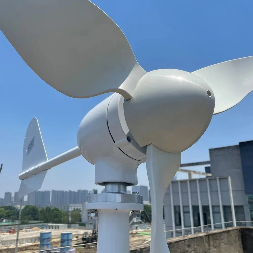 5KW Wind Turbine Generator Power 3 Blades 12v 24v 48v With Mppt/Hybrid Charge Controller Small Motor Off Grid Home Use