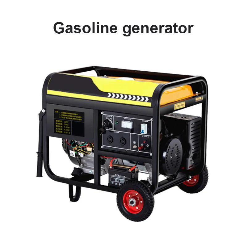 High Power Household Gasoline Generator Used For Flood Control And Disaster Relief With Manual/Electric Start Generator Set 220V