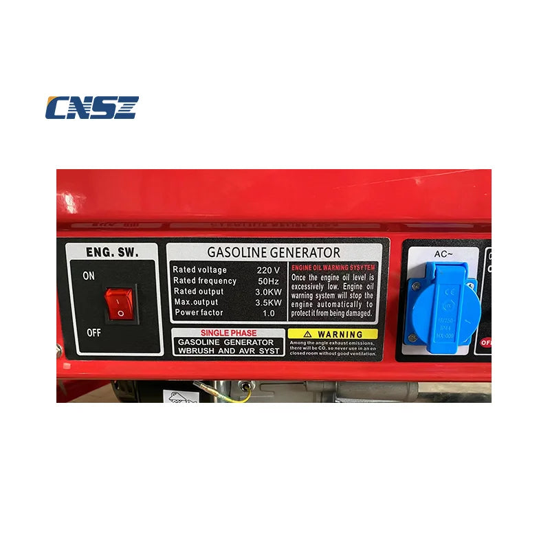 5kw LPG Natural Generator Biogas Electric Generator Dual Fuel Gasoline LPG Portable Generator