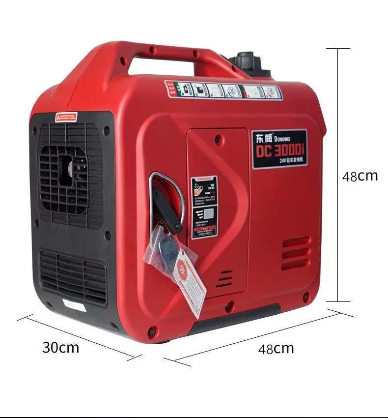 4000W Generator Intelligent Variable Frequency 24V Truck Specific High-power Portable Gasoline Generator
