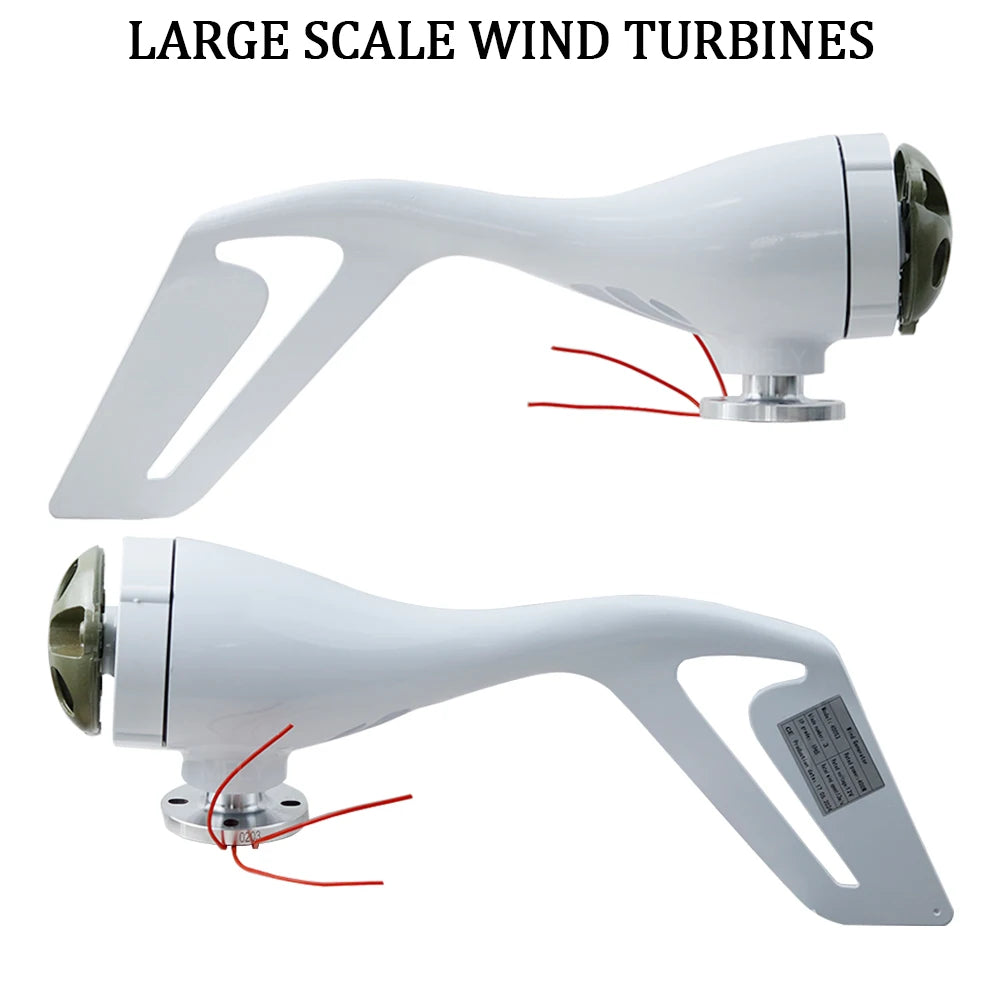 horizontal windturbine generator 24v three five blades windmill with 300w 600w wind charge controller for free