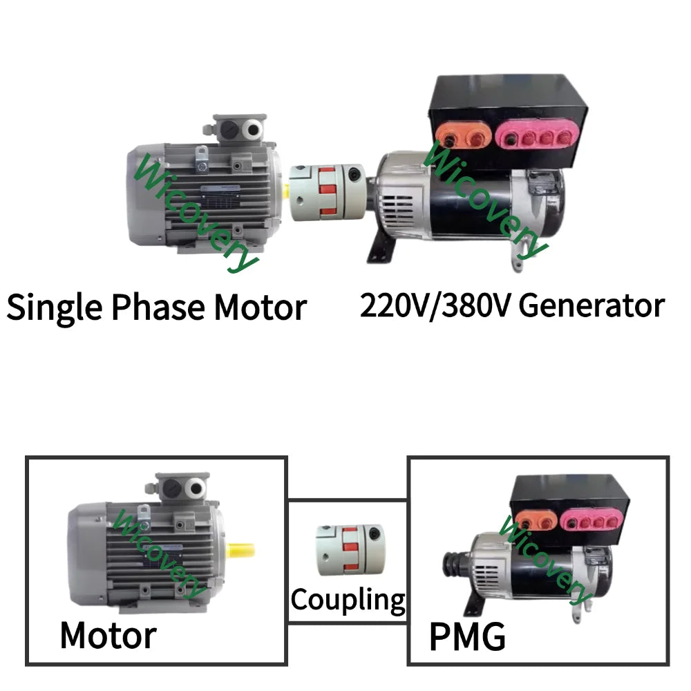 30000W 50000W 220V 380V permanent magnet generator 50Hz high-efficiency three-phase AC generator equipped with voltage regulator