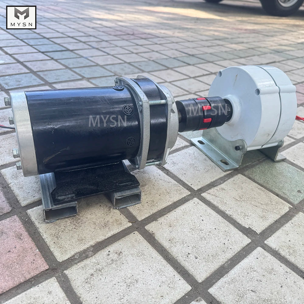 12V 48V Alternator 5KW 3KW 24V Permanent Magnet Generator 3 Phase AC Output Electric Generator Dynamo For Portable Power Kit DIY