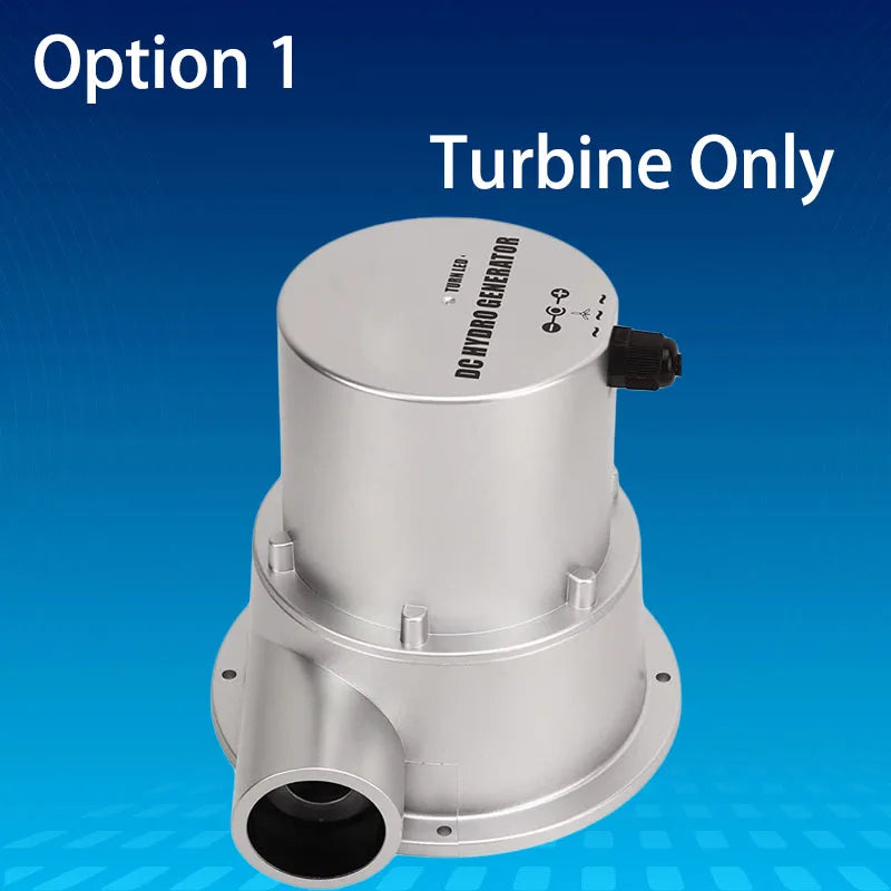 Hydraulic Generator 18V Water Flow Turbine Type Outdoor Household Small Hydroelectric Generator DC Permanent Magnet Brushless