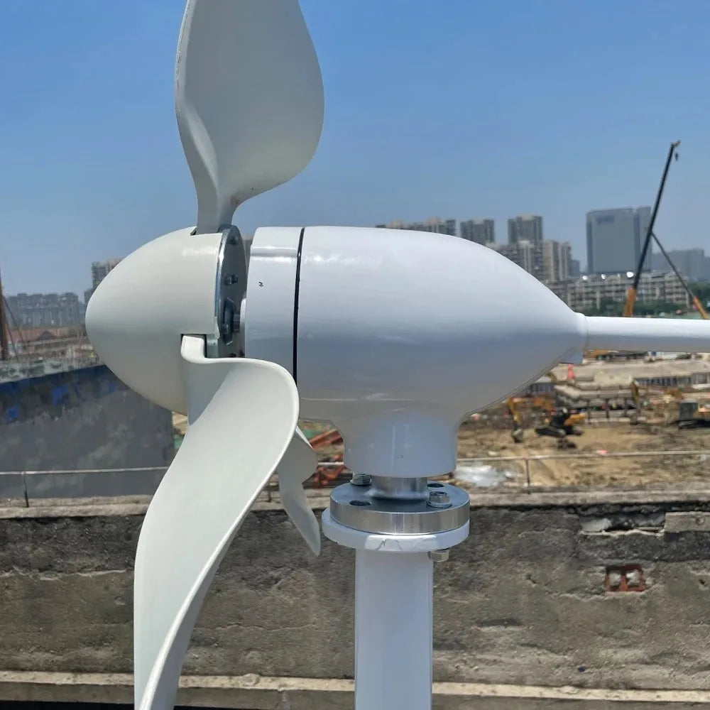 5KW Wind Turbine Generator Power 3 Blades 12v 24v 48v With Mppt/Hybrid Charge Controller Small Motor Off Grid Home Use