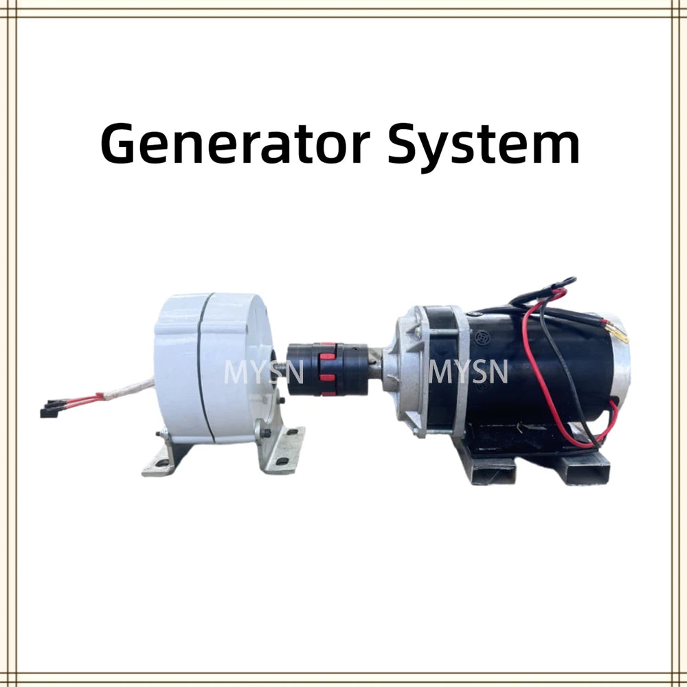 12V 48V Alternator 5KW 3KW 24V Permanent Magnet Generator 3 Phase AC Output Electric Generator Dynamo For Portable Power Kit DIY