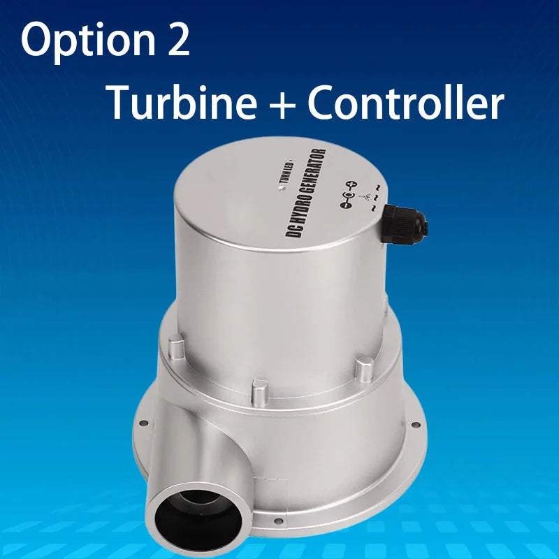 Hydraulic Generator 18V Water Flow Turbine Type Outdoor Household Small Hydroelectric Generator DC Permanent Magnet Brushless