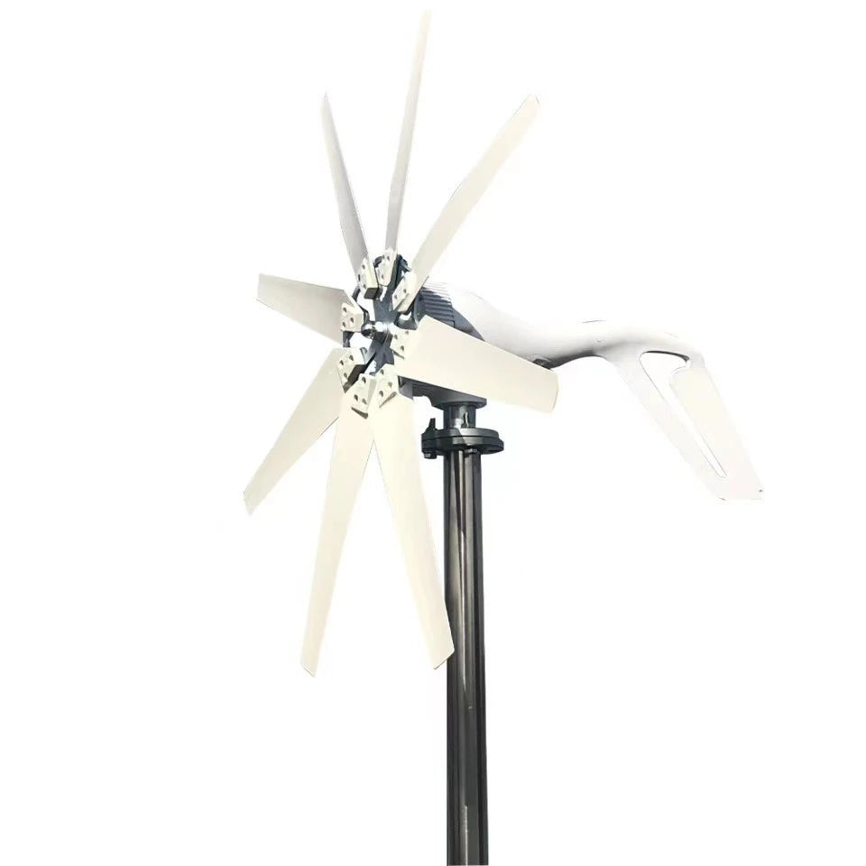 Wind Turbine Generator12V/AC Wind Turbine Kit 500W Wind Power Generator With MPPT Controller 5 Blades for Terrace Homeuse