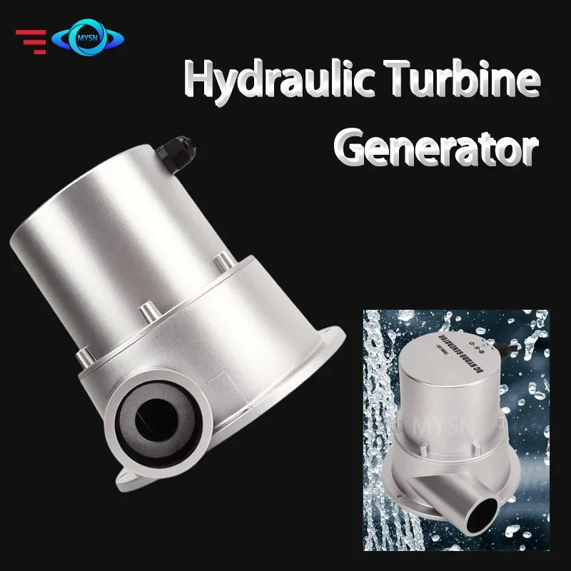 Hydraulic Generator 18V Water Flow Turbine Type Outdoor Household Small Hydroelectric Generator DC Permanent Magnet Brushless