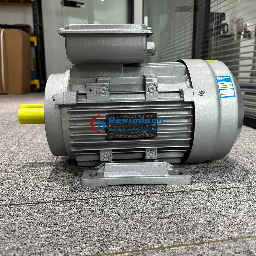 30KW 50KW 80KW 100KW 220V 1Phase Alternator 12V Permanent Magnet Generator With Circuit Breaker With 2800RPM Motor Complete Set
