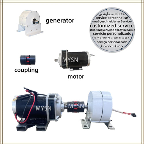 12V 48V Alternator 5KW 3KW 24V Permanent Magnet Generator 3 Phase AC Output Electric Generator Dynamo For Portable Power Kit DIY