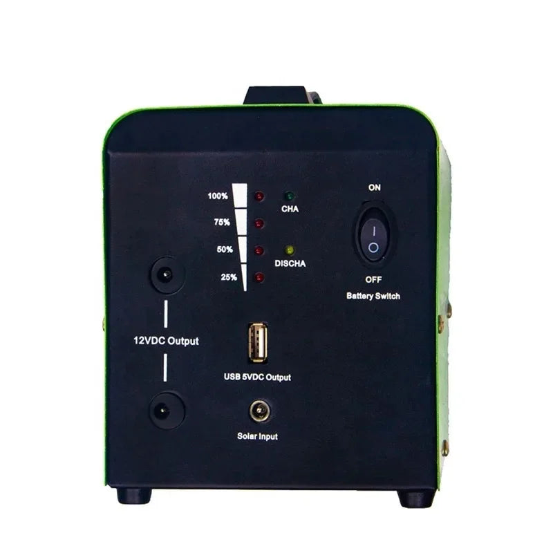 Home use portable off-grid solar generator system 100w 100AH DC  power